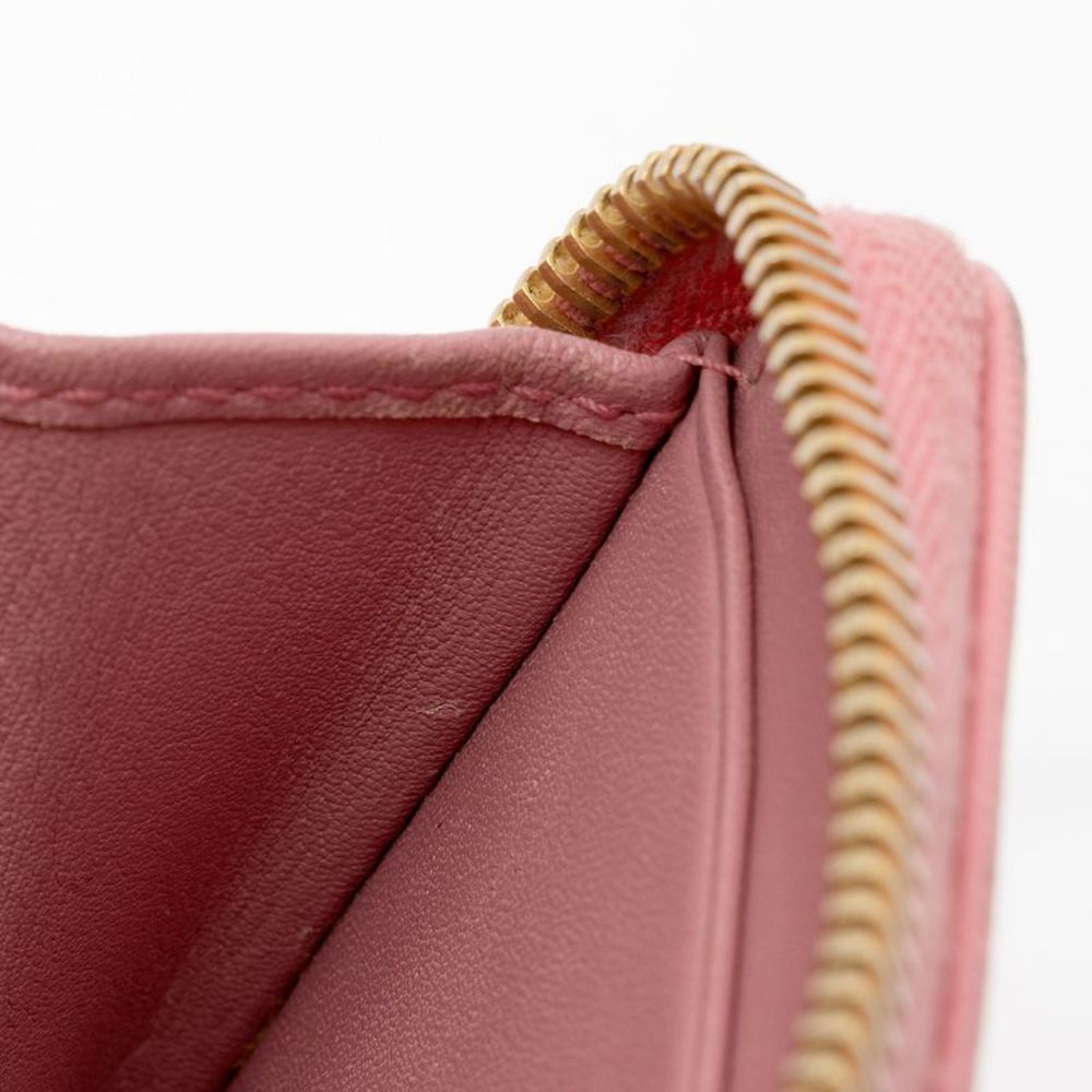 Prada Saffiano Zip Card Case Wallet - Picture 10 of 15